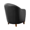 Butaca 100% Cuero - Bull - Negro en Negro - Sillones y sofás, Uruguay | Ecowood, vista 3 de 3