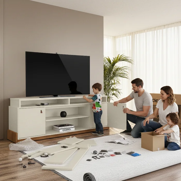 Rack de TV Montana en Gris - Muebles para TV, Uruguay | Casa Brava, vista 4