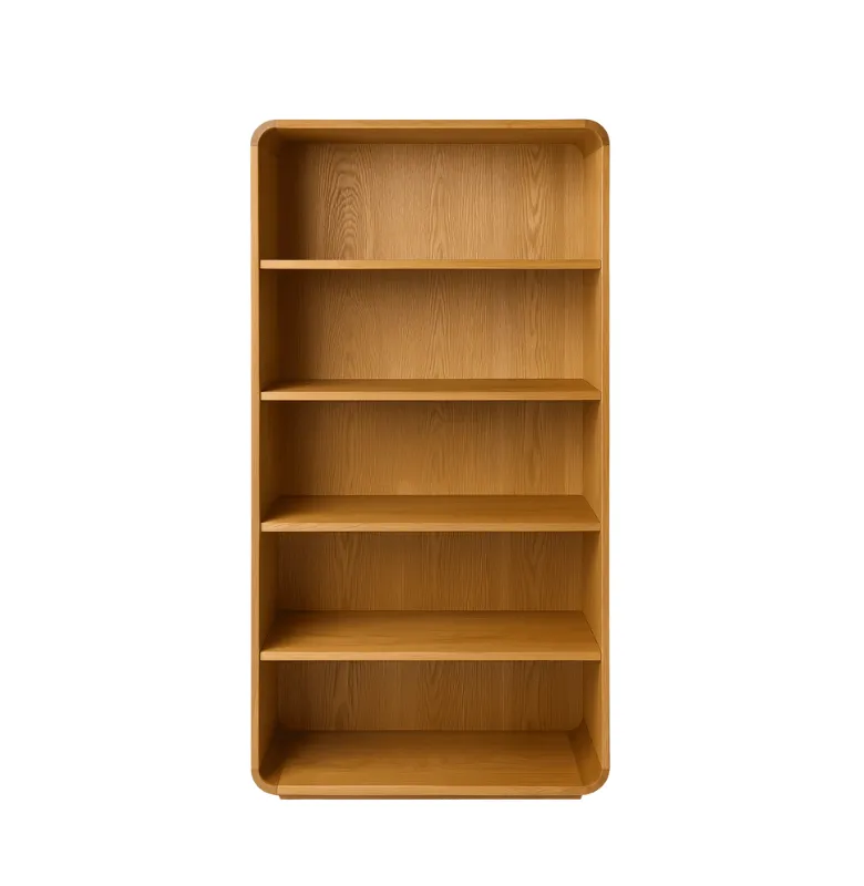 BIBLIOTECA ALTA MARINA ROBLE 98X40X194 en Madera natural - Bibliotecas, Uruguay | Masinfinito Casa