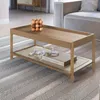 Mesa de Centro Oslo - Natural con tejido en Marrón - Mesas de living, Uruguay | NYR, vista 1 de 4