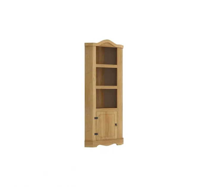 Librería - Esquinero - Natural en Madera natural - Bibliotecas, Uruguay | Rústico Hogar, vista 2