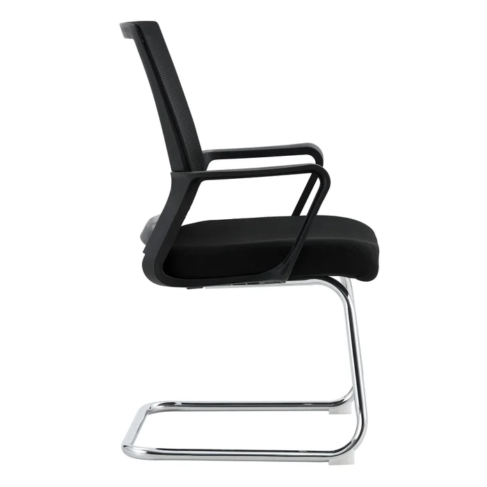 Silla De Visita Malla Negro Collins en Negro - Escritorios y sillas de escritorio, Uruguay | Divino, vista 3