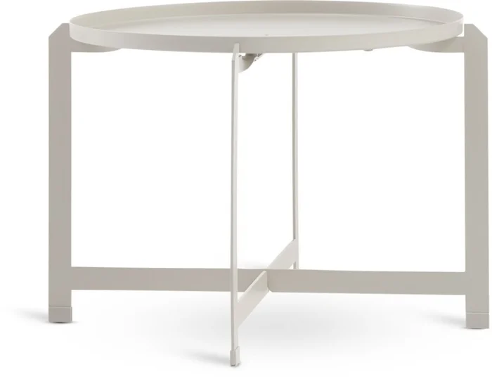 Mesa auxiliar BORRE Ø50xA40 beige en Beige - Muebles para el exterior, Uruguay | JYSK