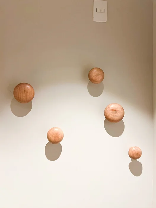 Set percheros “Clama” (x5) en Madera natural - Muebles, Uruguay | Dreams On Time