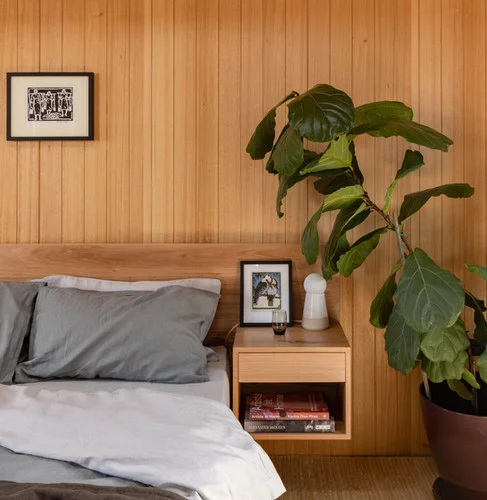 Cama Aguamarina en Madera natural - Mesas de luz, Uruguay | Decoquadra, vista 5
