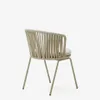Silla exterior Saconca de cuerda y acero con acabado pintado - beige en Beige - Sillas, Uruguay | Kavehome, vista 9 de 10
