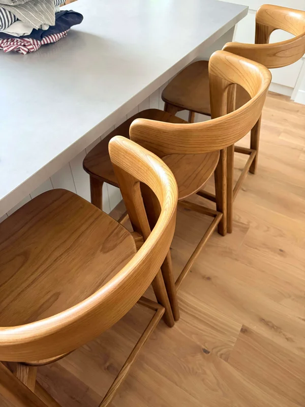 SILLA DE BAR BONHAM - MIEL en Madera natural - Sillas, Uruguay | La Iberica, vista 13