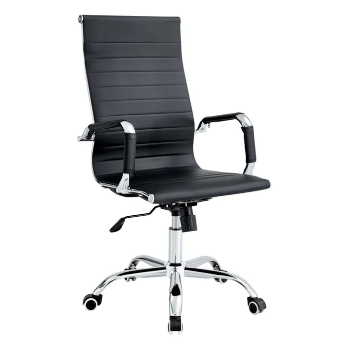 Asiento De Oficina Pu Negro D-101/hy-529 en Negro - Escritorios y sillas de escritorio, Uruguay | Divino, vista 2