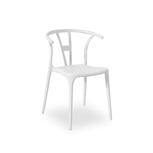 Silla Wishbone Garden - White en Blanco - Sillas, Uruguay | Samic