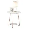 Mesa De Living Mesa Lateral Ratona Linea Retro Blanco - Mesas de living, Uruguay | Soy Hogar, vista 4 de 6