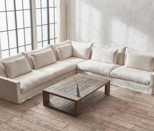 Sofá con funda Osiris en Beige - Sillones y sofás, Uruguay | Pieza Clave
