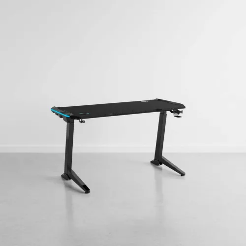 Escritorio Gamer Regulable Metal Negro Getx en Negro - Escritorios y sillas de escritorio, Uruguay | Divino